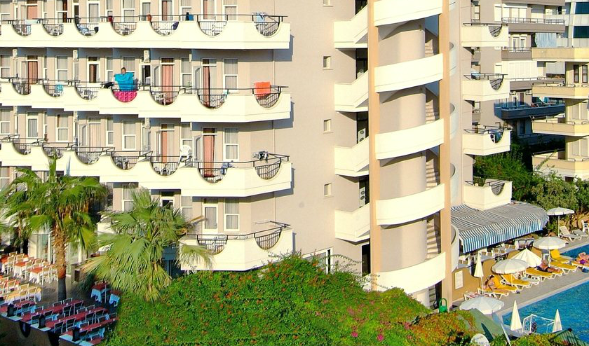 Hotel Hedef Kleopatra Golden Sun Alanya Exterior foto