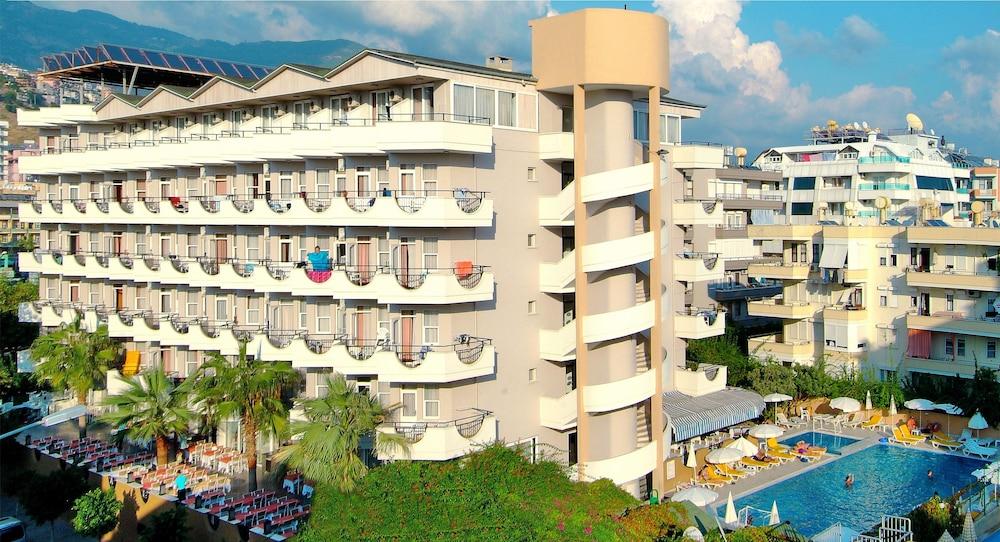 Hotel Hedef Kleopatra Golden Sun Alanya Exterior foto